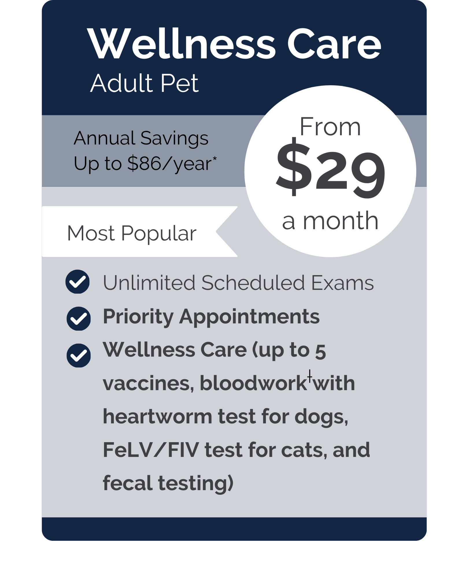 Cy-Fair Louetta Vet VIPet pricing wellness